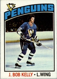 1976-77 TOPPS HOCKEY #261 J. BOB KELLY PITTSBURGH PENGUINS