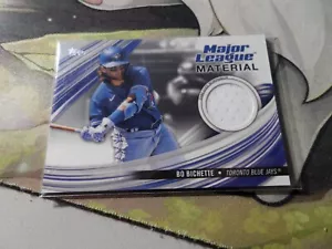 2023 Topps Series 1 Major League Material Bo Bichette Jersey Relic - Picture 1 of 2