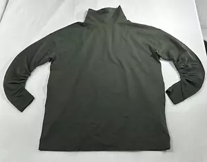 Peruvian Connection Chelsea Tunic Top Womens Green Long Sleeve Size Medium - Picture 1 of 8