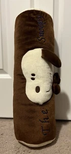 90s Vintage Brown Snoopy Bolster Pillow - New Without Tags - Picture 1 of 2