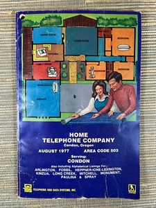 Vintage 1977 Condon Oregon Home Telefonbuch Telefonbuch Gelbe Seiten - Bild 1 von 4