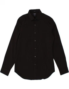 J. CREW Mens Slim Shirt Medium Black Cotton ZZ14 - Picture 1 of 3