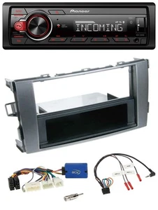 Pioneer Bluetooth USB DAB Lenkrad Autoradio für Toyota Auris 2011-2012 anthrazit - Bild 1 von 11