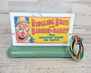 Vintage Gilbert American Flyer Ringling Bros Lighted Whistle Billboard UNTESTED - Picture 1 of 6