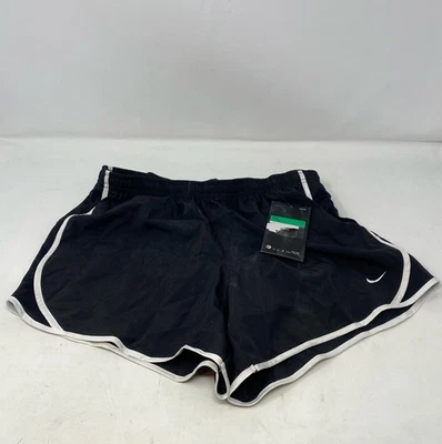 Nike Girls Dri-FIT Tempo Running Shorts Black/White Youth XL 848196-010 - Image 1 of 4