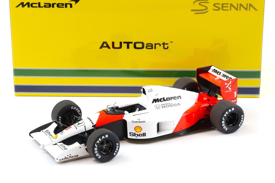 AUTOART 89140 McLAREN - F1 MP4/6 HONDA N 1 WORLD CHAMPION 2nd JAPAN GP AYRTON SE