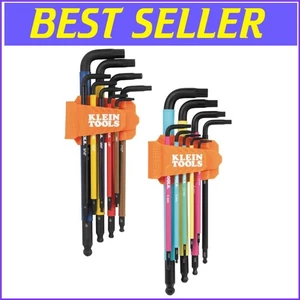 Heat-Treated Hex Key Wrench Set, 18-Piece with Color Coded Design & Comfort - Picture 1 of 12