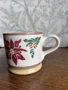 Nicholas Mosse Christmas Poinsettia Large Mug - Picture 1 of 3