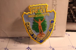 police patch  GREENFIELD POLICE MASSACHUSETTS - Picture 1 of 1