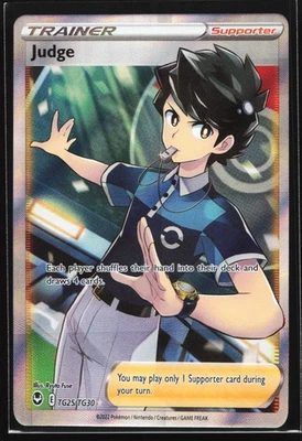 Judge TG25 SWSH12: Silver Tempest Trainer Gallery Ultra Rare Pokemon Card - Image 1 of 2