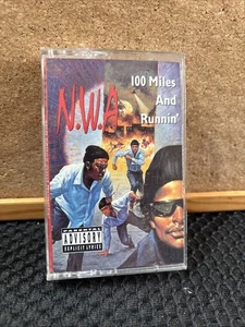N.W.A. - 100 MILES AND RUNNIN' (1990) - HIP HOP CASSETTE - RUTHLESS RECORDS EX - Bild 1 von 6