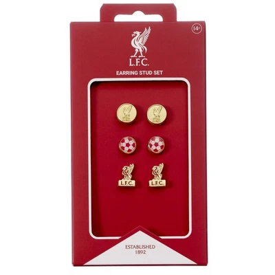 LIVERPOOL F.C. Liverpool Football Club Stud Earring Set of 3 Earrings
