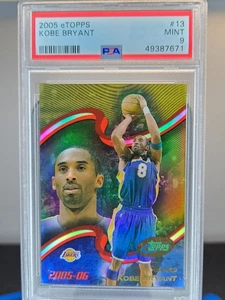 2005-06 eTopps REFRACTOR Kobe Bryant #13 PSA 9 - Picture 1 of 2