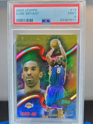 2005-06 eTopps REFRACTOR Kobe Bryant #13 PSA 9 - Image 1 of 2