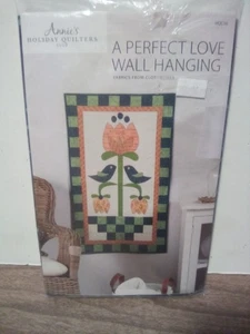 Annie's Holiday Quilters A Perfect Love Wall Hanging Kit Birds & Flowers - Picture 1 of 1