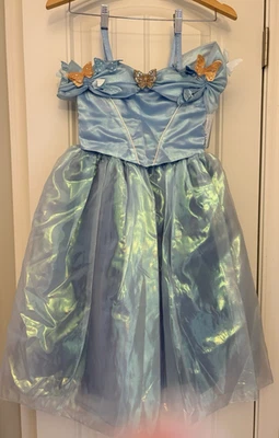 Disney Store Cinderella Size 5/6 Dress Halloween Princess Costume New With Tags - Image 1 of 4