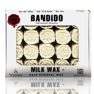 BANDIDO - Milk Wax Agda cera caliente 1300 g suave y elástico, pestañas de rosas - Imagen 1 de 3