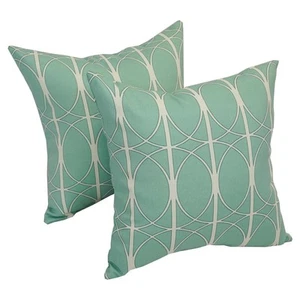 Blazing Needles 17-inch Outdoor Spun Polyester Throw Pillows (Set of 2) - Picture 1 of 1
