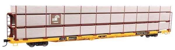 Walthers Mainline 910-8310 HO Scale 89' Flatcar Auto Rack Conrail - Image 1 of 1