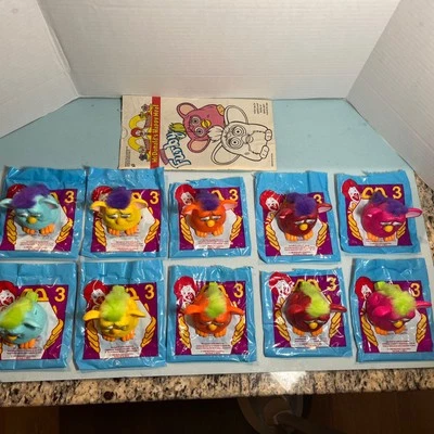 VTG McFurby Figurines McDonald’s Happy Meal Toys 1998 - Series 3 - Set 10 Furby - Image 1 of 4
