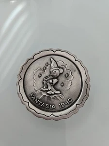 Walt Disney World Fantasia Mickey 1940 Disney Pewter Commemorative Coin Disc - Picture 1 of 5