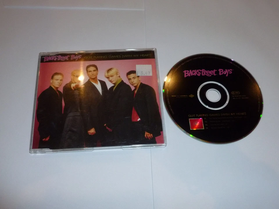 BACKSTREET BOYS - Quit Playing Games - 1996 European 4-track CD single Foto 1 de 1