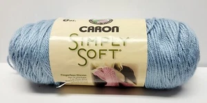 Caron Simply Soft 'Lt. Country Blue' 6 oz 100% Acrylic Medium Weight - NEW - Picture 1 of 3