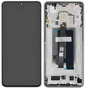 Original Xiaomi  Poco X6 5G AMOLED Display Touch Bildschirm Rahmen Weiß - Bild 1 von 1