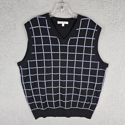 Chaleco Travelsmith Para Hombres Grande Lana Merino Tejido Cuello en V Pullover Suéter Foto 1 de 4