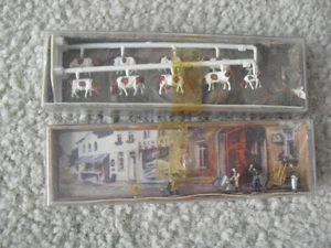 Lot of 2 Vintage N Scale Merten Figures in Boxes 2407 10 Cattle and 2264 3 Work - Picture 1 of 1