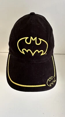DC Comics De Colección Warner Bros Para Hombres Batman Bordado Negro Gorra OS Raro Foto 1 de 4