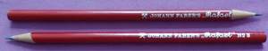 1 x JOHANN FABER ́S "RAFAEL" Nº3 - Lápiz; barniz rojo, puntiagudo - VINTAGE - Imagen 1 de 2