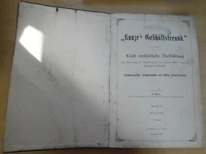 Kunze's Geschäftsfreund - Leicht verständliche Buchführung 1912 Dachbodenfund - Bild 1 von 10