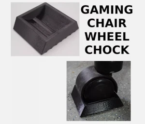 Büro/Gaming Stuhl Teppich Räder Stopper Unterlegkeil Block für Rennsimulation - Bild 1 von 6