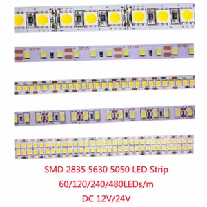 5M 300/600/1200/2400LEDs RGB LED Strip Light SMD 2835 5630 5050 DC12V 24V lamp - Picture 1 of 20