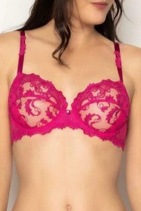 Lise Charmel 278537 Underwired full cup bra Dressing Floral Magenta dressing 34E - Picture 1 of 2