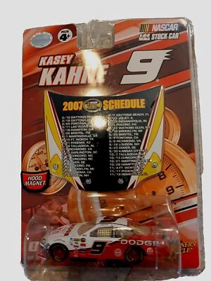 KASEY KAHNE #9 NASCAR 1:64 DIECAST CAR WITH HOOD MAGNET 2007 SCHEDULE NEXTEL CUP - Image 1 of 2