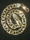 14k Italian Gold Gucci Link Bracelet, 14k Gucci Bracelet, Unisex Gucci Link 8" 