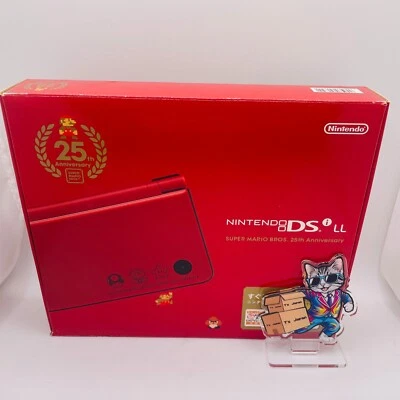 Nintendo DSi LL XL Red Console Super Mario 25th Anniversary Edition 2010 New - Image 1 of 4