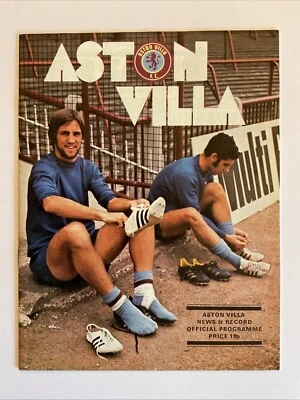Aston Villa v Sheffield United,  8th November 1975 - Image 1 of 2
