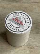 100 Coors Light Lager Beer Mats Grey