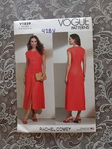 Vogue V1859 Misses 8 to 16 Rachel Comey Dress Easy UNCUT Sewing Pattern - Picture 1 of 2