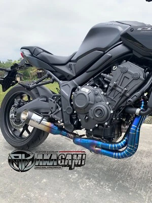 Custom Exhaust Full System Muffler For Honda CB650R / CB650F   4 into 1 - Изображение 1 из 4