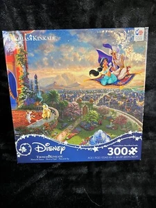 Thomas Kinkade Disney Aladdin Jasmine 300 PC Jigsaw Puzzle Complete in box - Picture 1 of 3