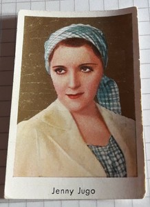 Actress JENNY JUGO - Portrait - Collectible / Trading Card #985