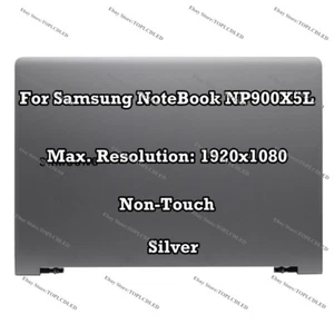 15.6" Samsung Notebook NP900X5L FHD LCD Non-Touch Screen Assembly Panel Complete - Picture 1 of 8