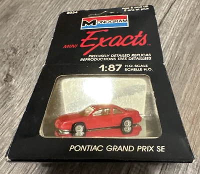 Monogram Mini Exacts Pontiac Grand Prix SE Diecast 1:87 Scale - Image 1 of 4