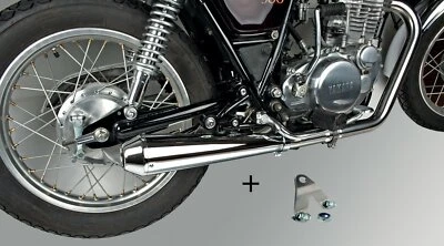 YAMAHA SR500 SR400 CAFE RACER EXHAUST MUFFLER  4-128 - Image 1 of 2