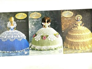 Annie's Attic Lot of 3 The Antebellum Collection Fashion Doll Crochet Patterns - Picture 1 of 9