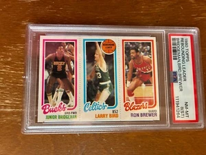 1980 Larry Bird, Rookie, Rebounding Leader, PSA 8(st), NM/Mint - Picture 1 of 1